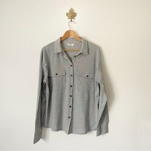 New Boden Gray full sleeve button shirt size 16/18 cotton blend